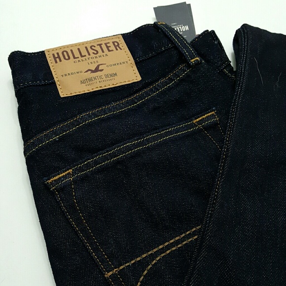 ⤵⤵Hollister Classic Straight Men's Jean Navy - Picture 3 of 4